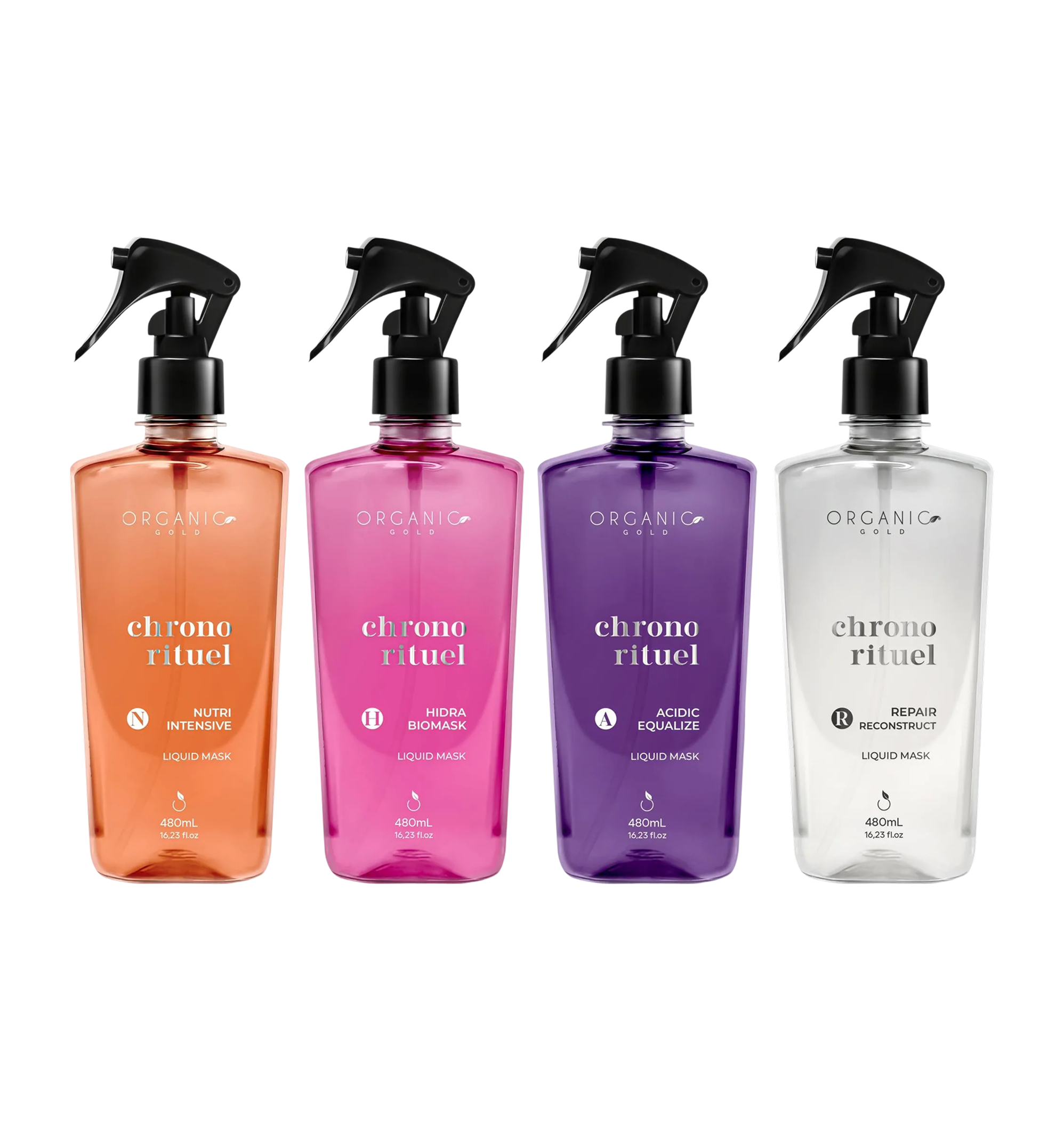 Kit Pro – Chrono Rituel 4 Soins Capillaires 480 ml